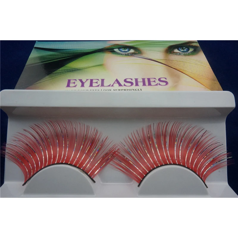 Red Color Clip Silver Glitter False Eyelashes Long Cosplay Lashes Exaggeration Eye Lash For Halloween Costume Party Nightclub
Red Color Clip Silver Glitter False Eyelashes Long Cosplay Lashes Exaggeration Eye Lash For Halloween Costume Party Nightclub