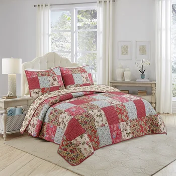 Quality Bedspreads Quilt Set 3pcs Coverlet Patchwork Cotton Quilts Quilted Bed Cover King Queen Size Summer Blanket On Bed
Quality Bedspreads Quilt Set 3pcs Coverlet Patchwork Cotton Quilts Quilted Bed Cover King Queen Size Summer Blanket On Bed
