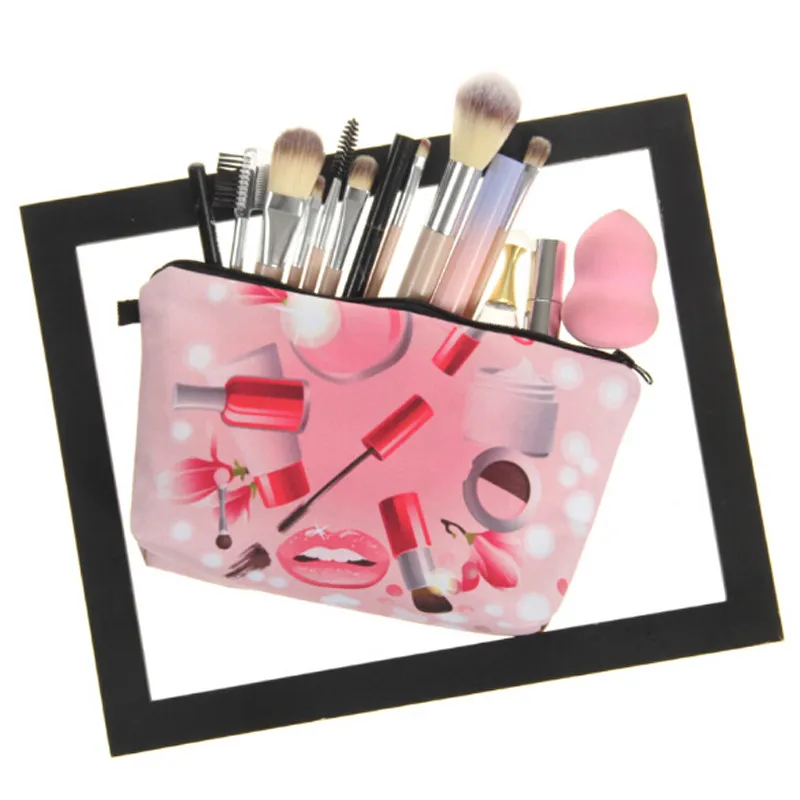 New Arrival 3D Cosmetics Pattern Print Waterproof Makeup Organizer Storage Case Lovely Women Travel Phone Pencil Coin Bags
New Arrival 3D Cosmetics Pattern Print Waterproof Makeup Organizer Storage Case Lovely Women Travel Phone Pencil Coin Bags