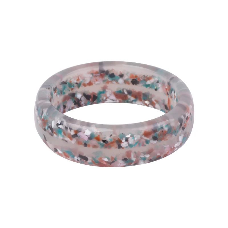 Vintage Fashion Resin Cuff Bracelets Bangles for Women Colourful Acrylic Wide Geometric Bracelets For Girl Charm Elegant Jewelry (4)