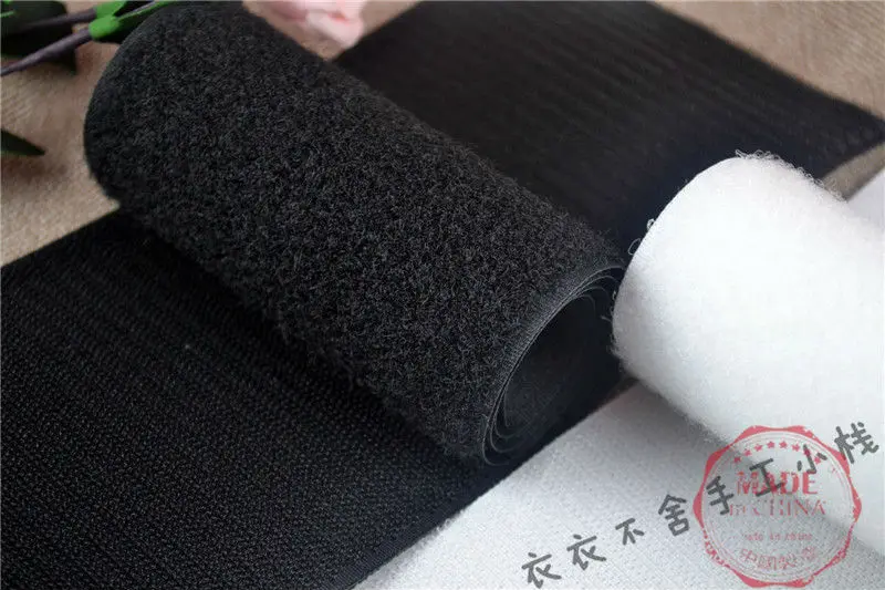 

Free shipping! 2"(50mm) black Sew-On Magic Fastener Tape Hook & Loop For garment DIY, 27 Yards/set, wholesales and retail