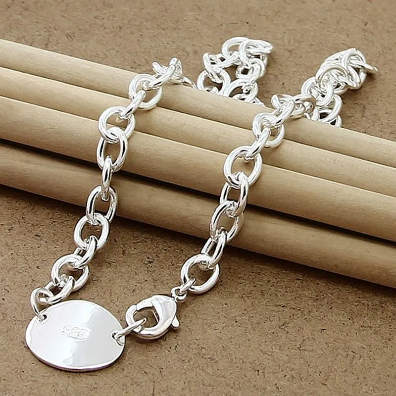 2018 Lead & Nickel Free 45cm Necklace Chain Fashion Jewelry 925 Silver Necklace Chain Free Shipping
2018 Lead & Nickel Free 45cm Necklace Chain Fashion Jewelry 925 Silver Necklace Chain Free Shipping