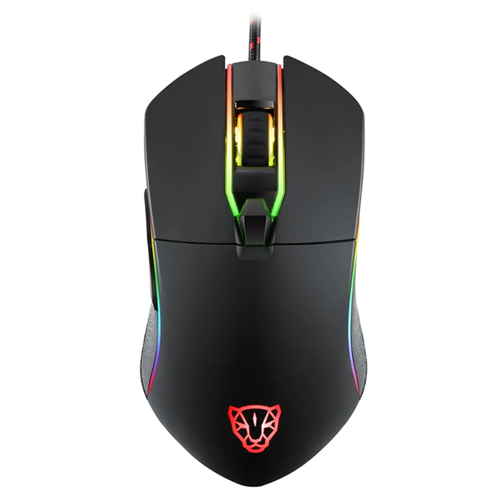 Motospeed V30 Professional USB Wired Gaming Mouse 3500DPI Optical Mice Backlit Port Android IOS Linux With LED Backlit Disply
Motospeed V30 Professional USB Wired Gaming Mouse 3500DPI Optical Mice Backlit Port Android IOS Linux With LED Backlit Disply