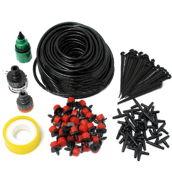 30 x 25m Drop-off Nozzles Drip Irrigator System Auto Plant Self Watering Garden Hose Kits with Connector Garden Watering System
30 x 25m Drop-off Nozzles Drip Irrigator System Auto Plant Self Watering Garden Hose Kits with Connector Garden Watering System