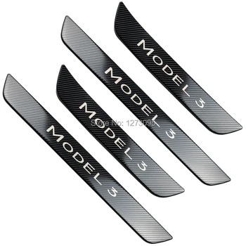 For Tesla Model 3 Door Sill Scuff Plate Trim Kick Guard Pedal Welcome Pedal Step Cover Stainless Car Accessory 2018 2019 Model
For Tesla Model 3 Door Sill Scuff Plate Trim Kick Guard Pedal Welcome Pedal Step Cover Stainless Car Accessory 2018 2019 Model
