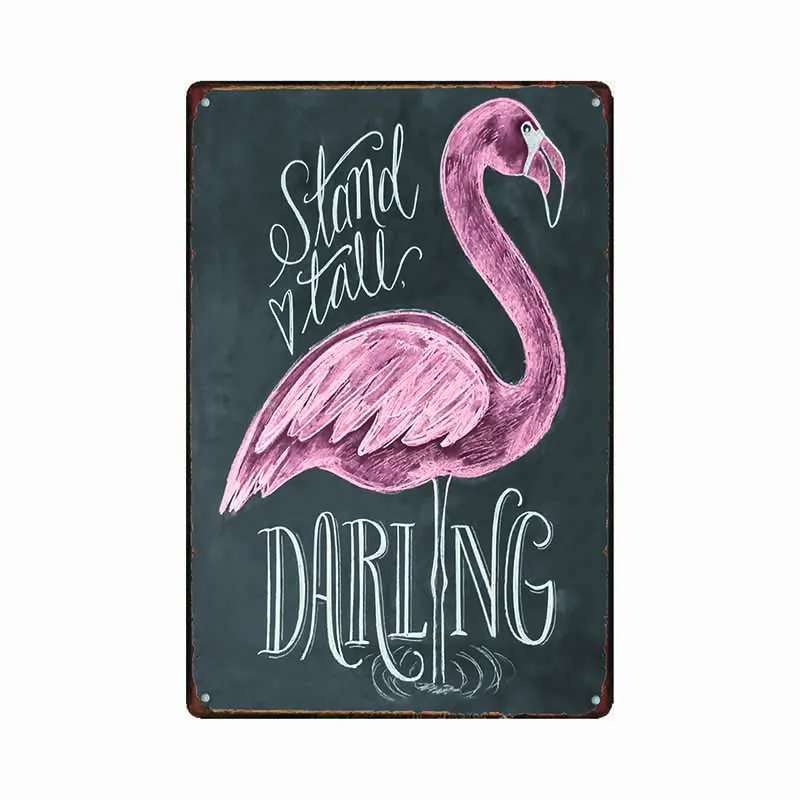Metal Painting "Flamingo" Wall Art Decor Poster Iron Plate Vintage House Bar Coffee Retro Tin Signs 20*30cm
Metal Painting "Flamingo" Wall Art Decor Poster Iron Plate Vintage House Bar Coffee Retro Tin Signs 20*30cm