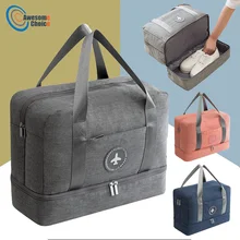 Qualidade saco de esportes treinamento ginásio saco sapatos de armazenamento masculino mulher sacos de fitness durável multifuncional bolsa ao ar livre sporting tote(China)