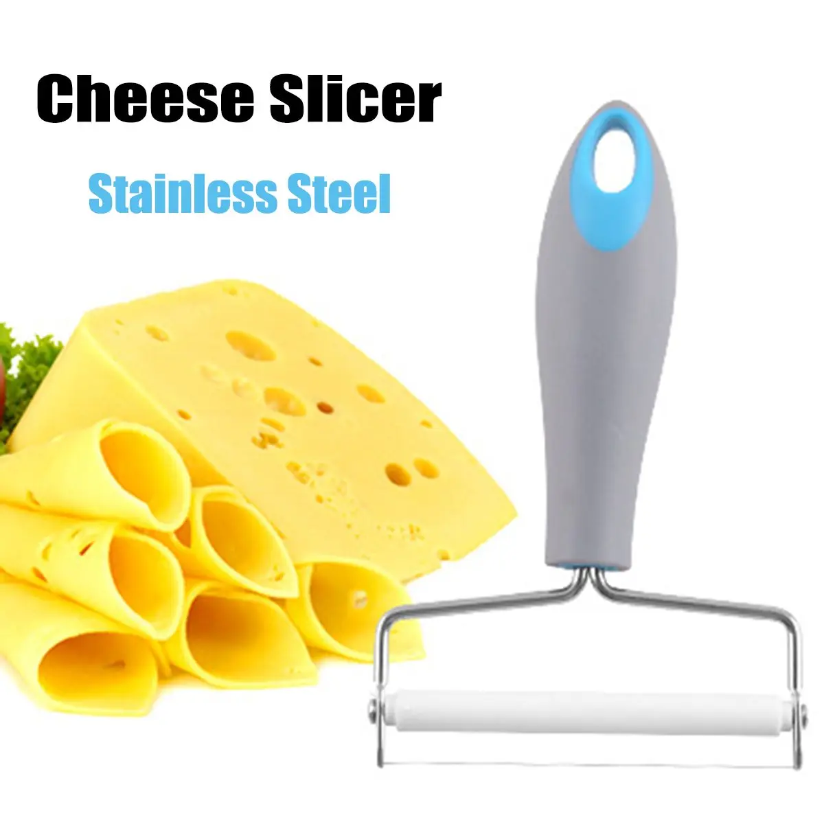 6.69x3.23 Stainless Steel Cheese Butter Slicer Wire Cutter Kitchen Baking Tool Kitchenware Slicer Grater Butter Knives
6.69x3.23 Stainless Steel Cheese Butter Slicer Wire Cutter Kitchen Baking Tool Kitchenware Slicer Grater Butter Knives