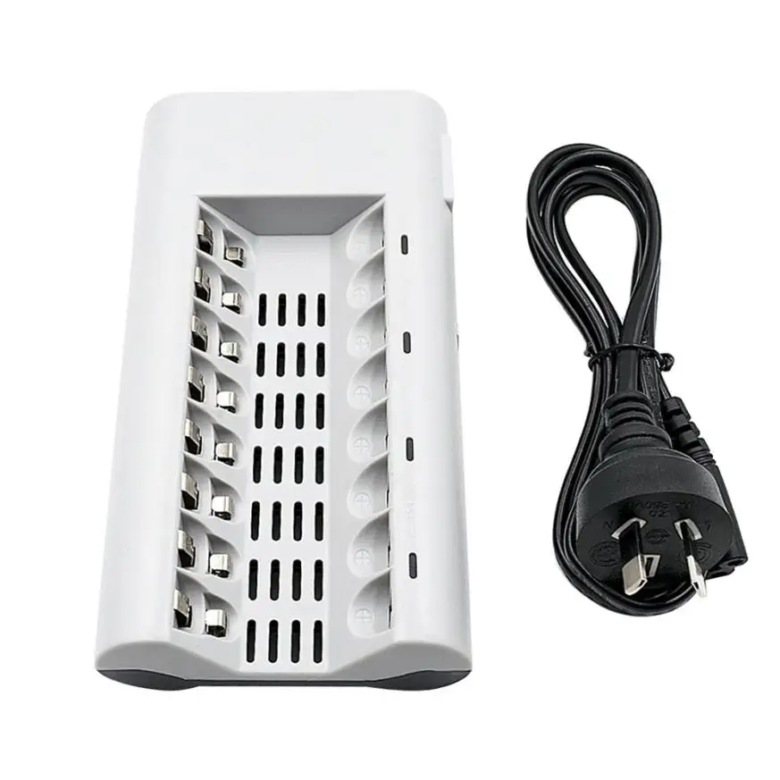 2017 8 Slots Charger AA / AAA Ni-MH / Ni-Cd Batteries Rechargeable Battery AU Plug MAY8
2017 8 Slots Charger AA / AAA Ni-MH / Ni-Cd Batteries Rechargeable Battery AU Plug MAY8