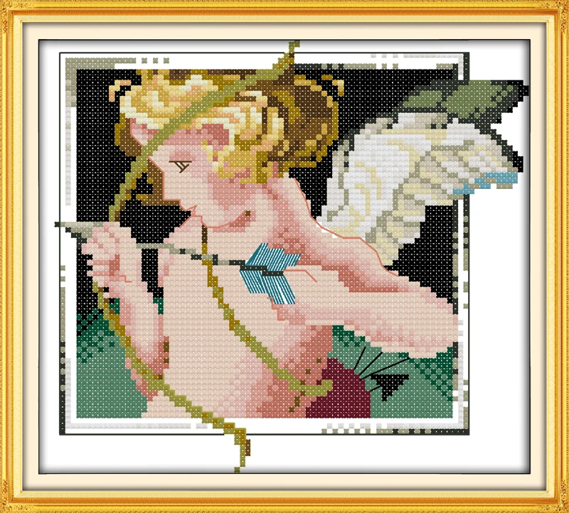 Cupid angel baby Counted 11CT Printed 14CT DMC Cross Stitch Set DIY Chinese Cotton Cross-stitch Kit Embroidery Needlework
Cupid angel baby Counted 11CT Printed 14CT DMC Cross Stitch Set DIY Chinese Cotton Cross-stitch Kit Embroidery Needlework