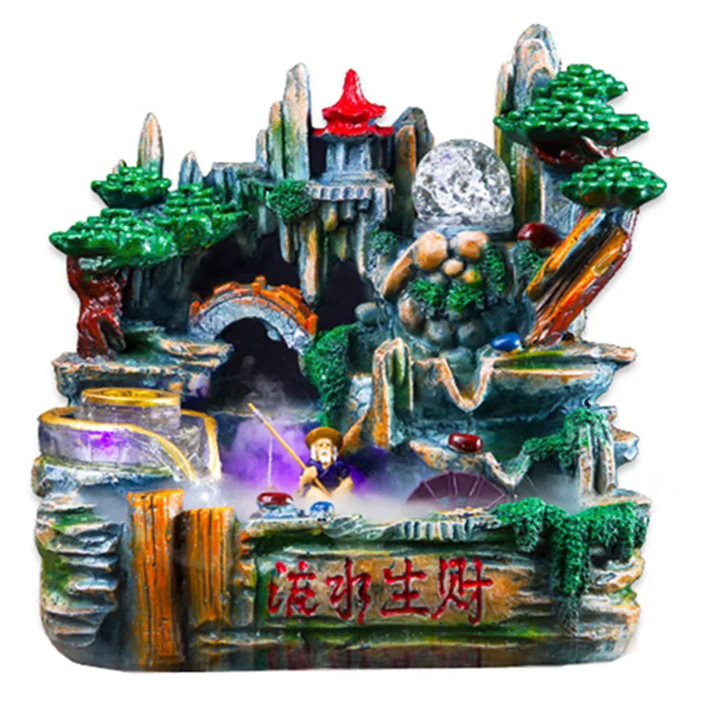 Fake mountain big Atomizing humidifier and fengshui humidifier home decoration craft gift room office fortune
Fake mountain big Atomizing humidifier and fengshui humidifier home decoration craft gift room office fortune