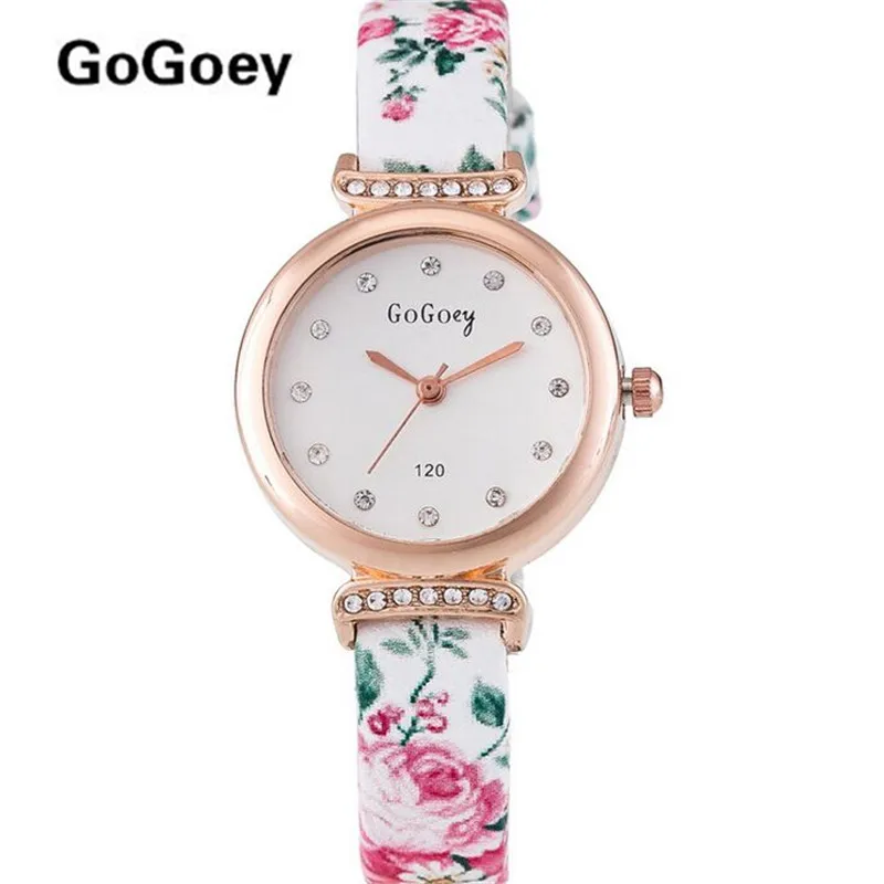 Top Gogoey Brand Fashion Flower Rhinestone Watch Women Casual Clock Female Quartz Ladies Wristwatch 120
Top Gogoey Brand Fashion Flower Rhinestone Watch Women Casual Clock Female Quartz Ladies Wristwatch 120