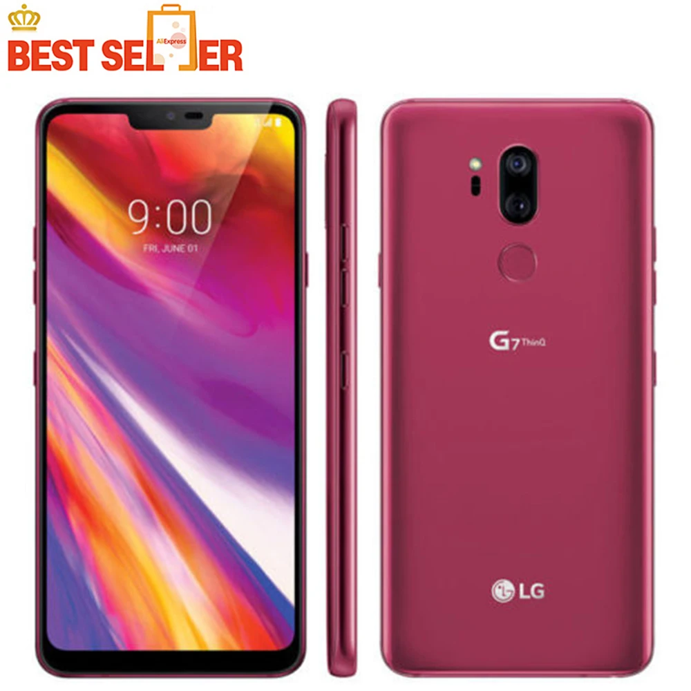 Unlocked LG G7 ThinQ G710EM G710N LTE Android Octa Core Dual 16MP Rear Camera 2160P 6.1" 64G 4G Snapdragon 845 NFC Mobile Phone
Unlocked LG G7 ThinQ G710EM G710N LTE Android Octa Core Dual 16MP Rear Camera 2160P 6.1" 64G 4G Snapdragon 845 NFC Mobile Phone