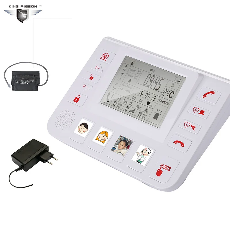 Elderly Alarm Elder Care System Temperature Monitoring Fall Alarm Emergency Call LCD Display SMS GPRS Wireless GSM Home Security
Elderly Alarm Elder Care System Temperature Monitoring Fall Alarm Emergency Call LCD Display SMS GPRS Wireless GSM Home Security