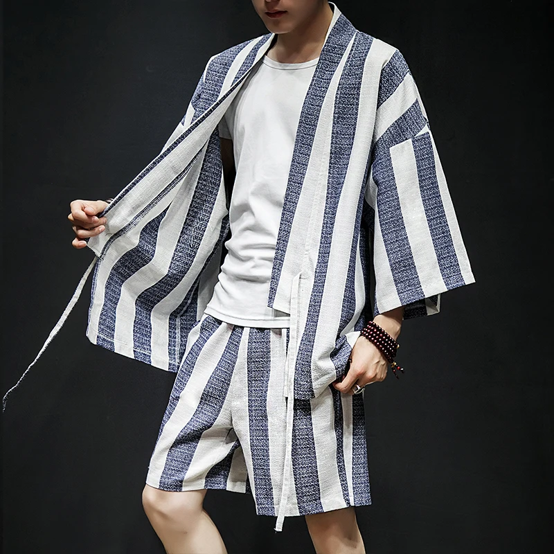 Plus Size Japan Style Men Clothes Set Summer Stripe Shirt+Shorts Loose Casual Men Cotton Linen Short Sleeve Shirt Tracksuit 5XL
Plus Size Japan Style Men Clothes Set Summer Stripe Shirt+Shorts Loose Casual Men Cotton Linen Short Sleeve Shirt Tracksuit 5XL