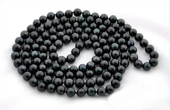 50" 8- 9mm round black freshwater pearl necklace free shipping
50" 8- 9mm round black freshwater pearl necklace free shipping