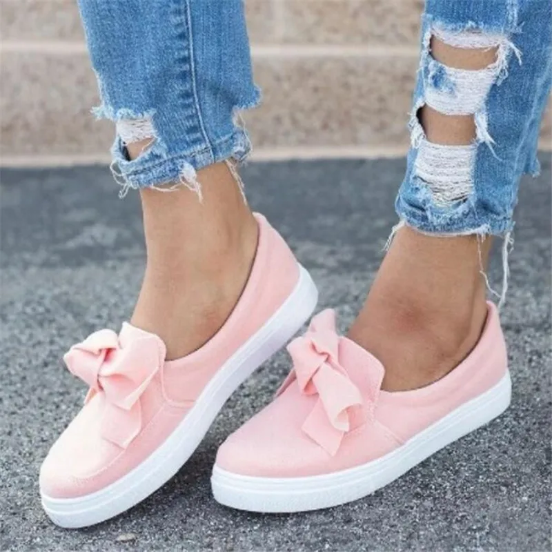 Women Loafers Plus Size Platform Slip On Bowtie Flat Shoes Sewing Casual Bowknot Shoe For Female Flock Moccasins Footwear
Women Loafers Plus Size Platform Slip On Bowtie Flat Shoes Sewing Casual Bowknot Shoe For Female Flock Moccasins Footwear