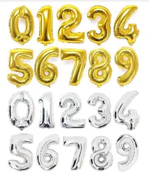 200 pcs/lot 40 inch 0-9 gold/silver foil number balloons birthday wedding party decoration helium inflatable balloon
200 pcs/lot 40 inch 0-9 gold/silver foil number balloons birthday wedding party decoration helium inflatable balloon