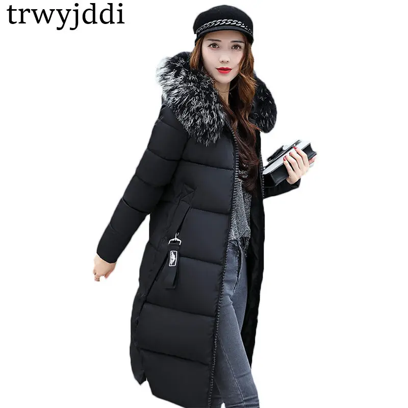 2018 Fashion Hooded Parkas Thick Long Women Winter Jackets Cotton Padded Fur Collar Winter Coats Casaco feminino inverno A1149
2018 Fashion Hooded Parkas Thick Long Women Winter Jackets Cotton Padded Fur Collar Winter Coats Casaco feminino inverno A1149