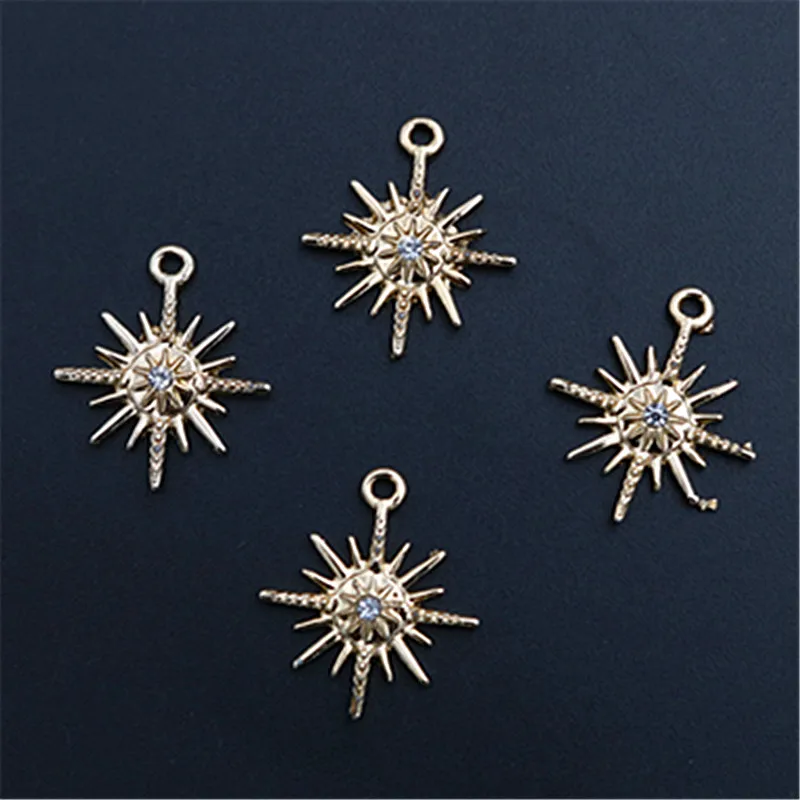 WKOUD 6pcs kc golden handmade rhinestone sun charm fashion necklace bracelet DIY metal jewelry alloy pendants A1469
WKOUD 6pcs kc golden handmade rhinestone sun charm fashion necklace bracelet DIY metal jewelry alloy pendants A1469