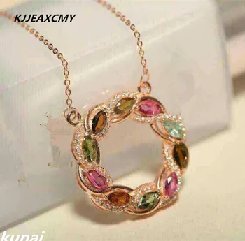 KJJEAXCMY boutique jewelry,Colorful jewelry natural tourmaline chain chain 925 silver pendant Korean necklace
KJJEAXCMY boutique jewelry,Colorful jewelry natural tourmaline chain chain 925 silver pendant Korean necklace