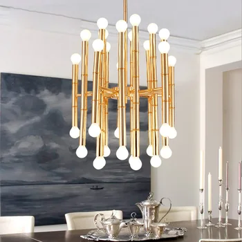 Handing Pendant Lamps LED Pendant Lights Retro Iron Art Lighting Postmodern Living Room Restaurant Coffee Hall Bamboo
Handing Pendant Lamps LED Pendant Lights Retro Iron Art Lighting Postmodern Living Room Restaurant Coffee Hall Bamboo
