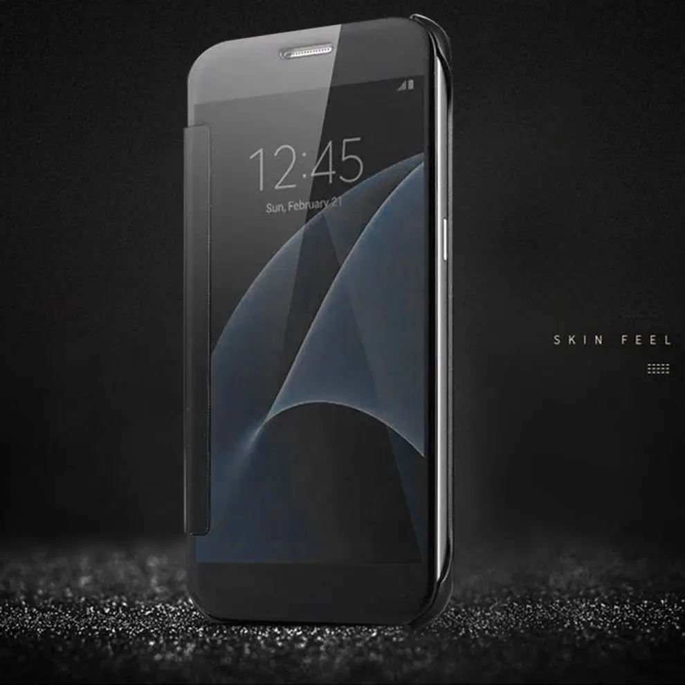 5 Pcs Smart Window Mirror Surface Intelligent Auto Sleep Awake Flip Type Hard Shell Black Mobile Phone Case Protective Cover
5 Pcs Smart Window Mirror Surface Intelligent Auto Sleep Awake Flip Type Hard Shell Black Mobile Phone Case Protective Cover