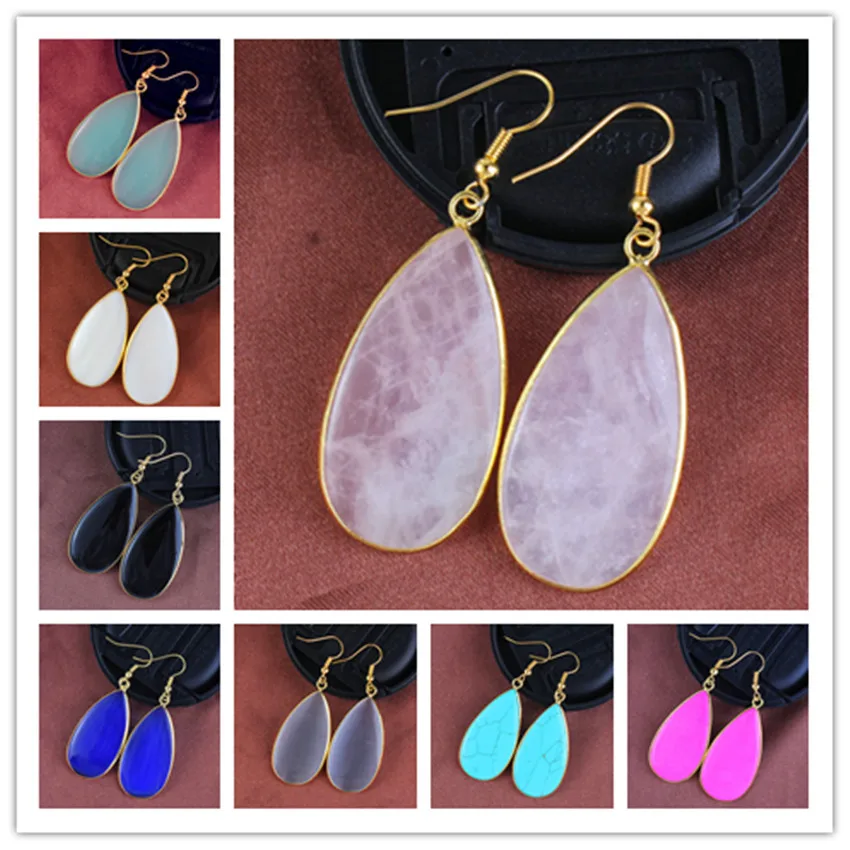 100-Unique 1 Pair Light Yellow Gold Color Water Drop Earrings Elegant Women's Earring Personalized Jewelry
100-Unique 1 Pair Light Yellow Gold Color Water Drop Earrings Elegant Women's Earring Personalized Jewelry