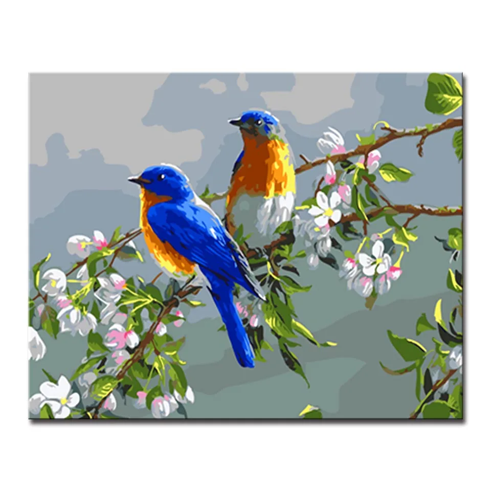DIY Painting By Numbers Kits Coloring Paint Framework Nice Birds And Flower Tree Home Decorative Modular Wall Flower Art Picture
DIY Painting By Numbers Kits Coloring Paint Framework Nice Birds And Flower Tree Home Decorative Modular Wall Flower Art Picture