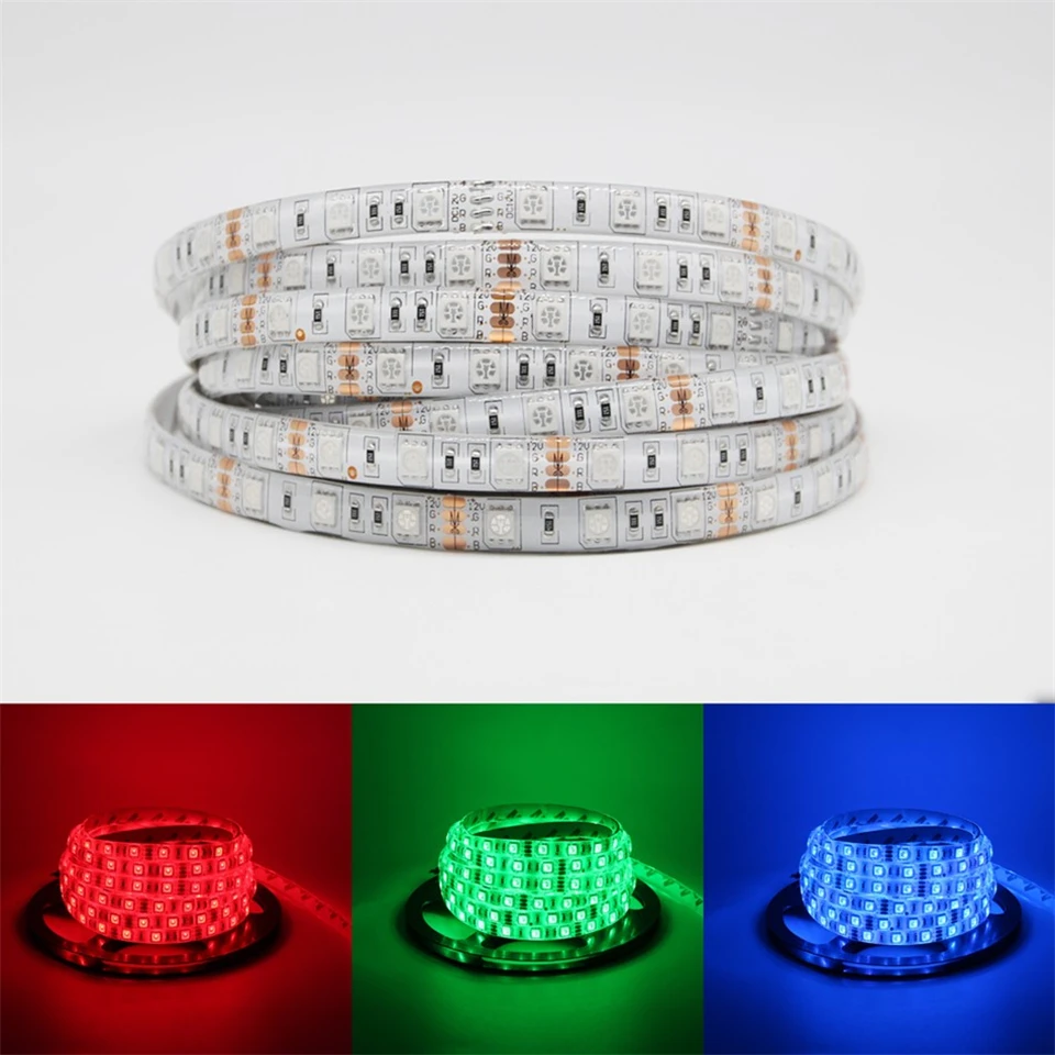 12v 5050 warm white cool white rgb led strip23