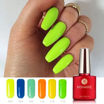 MSHARE Fluorescent Green Neon Nail Gel Polish Brigh Orange Yellow Series Nail Gel Polish Semi Permanent Soak Off Nail Art
MSHARE Fluorescent Green Neon Nail Gel Polish Brigh Orange Yellow Series Nail Gel Polish Semi Permanent Soak Off Nail Art