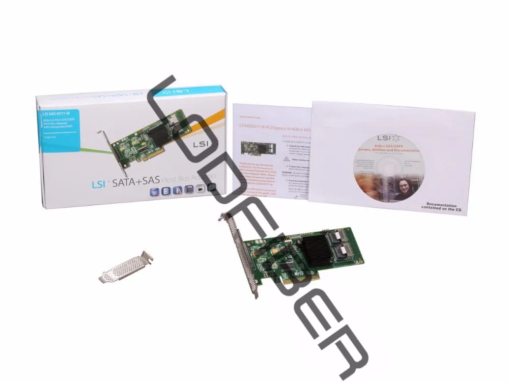 LODFIBER for LSI Logic LSI00194 MegaRAID SAS 9211-8i 8Port 256MB 6Gb/s Single Controller Card
LODFIBER for LSI Logic LSI00194 MegaRAID SAS 9211-8i 8Port 256MB 6Gb/s Single Controller Card