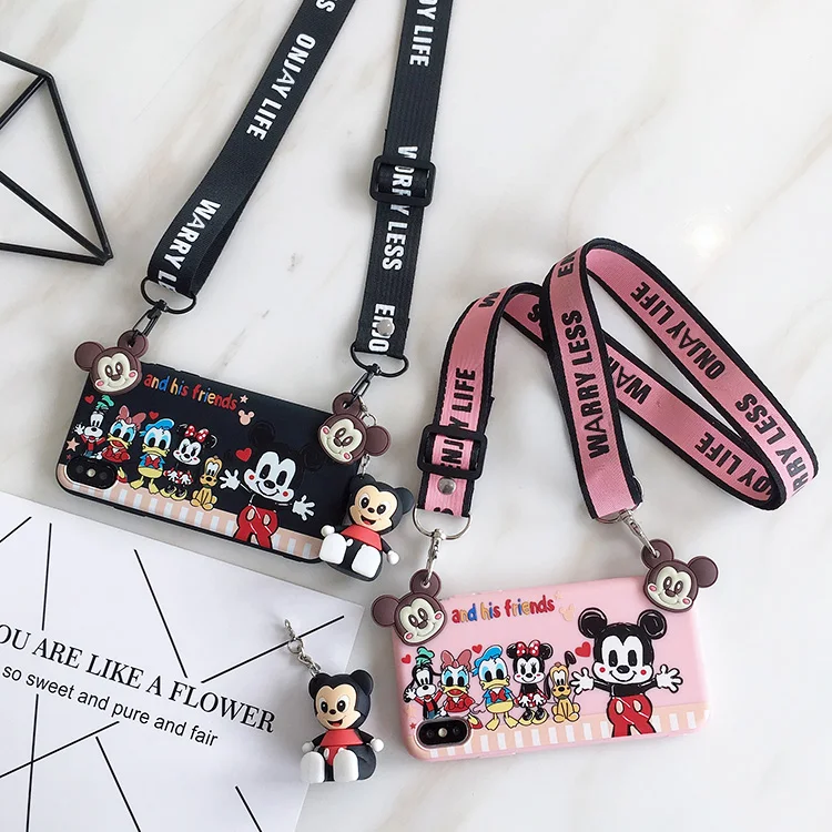 SAM Note 9 Minnie Mickey Mouse case Cartoon phone cover For Samsung Note3/4/5/8/S8/S9 plus Cute back cover + toy stander + Strap
SAM Note 9 Minnie Mickey Mouse case Cartoon phone cover For Samsung Note3/4/5/8/S8/S9 plus Cute back cover + toy stander + Strap