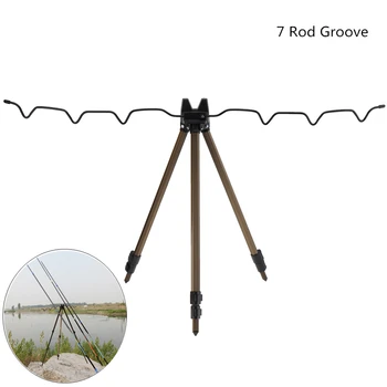 Practical Aluminum Alloy Telescopic 7 Groove Fishing Rod Holder Coffee Collapsible Tripod Stand Sea Fishing Pole Bracket
Practical Aluminum Alloy Telescopic 7 Groove Fishing Rod Holder Coffee Collapsible Tripod Stand Sea Fishing Pole Bracket