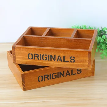 Rustic Wooden Desktop Storage Box Remote Control Caddy Organizer Holder Container 4/5 Compartments Practical Use New
Rustic Wooden Desktop Storage Box Remote Control Caddy Organizer Holder Container 4/5 Compartments Practical Use New