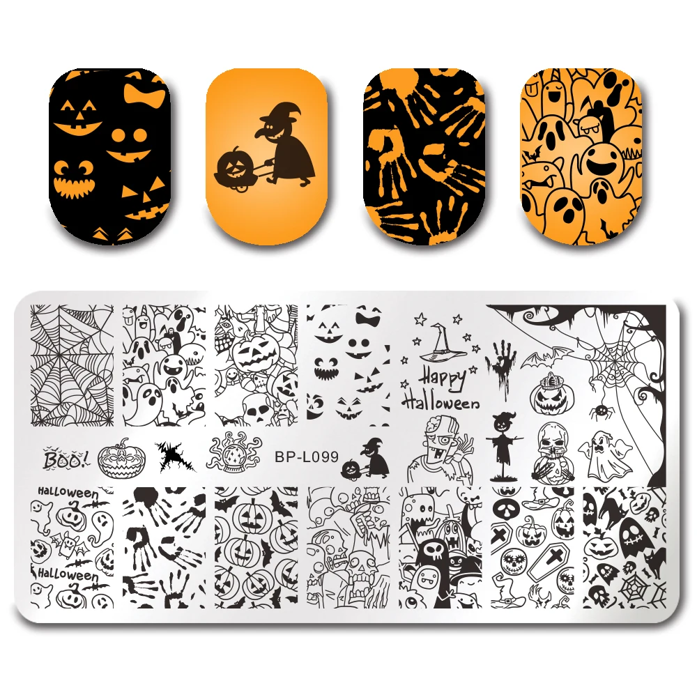 BORN PRETTY Stamping Plate Halloween Round Pumpkin Rectangle Ghost Castle Manicure Tool Nail Art Image Plate
BORN PRETTY Stamping Plate Halloween Round Pumpkin Rectangle Ghost Castle Manicure Tool Nail Art Image Plate