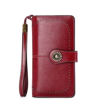 Sendefn Women Clutch Leather Wallet Female Long Wallet Women Zipper Purse Strap Money Bag Purse For Iphone 7 5162-67(Red Wine)
Sendefn Women Clutch Leather Wallet Female Long Wallet Women Zipper Purse Strap Money Bag Purse For Iphone 7 5162-67(Red Wine)