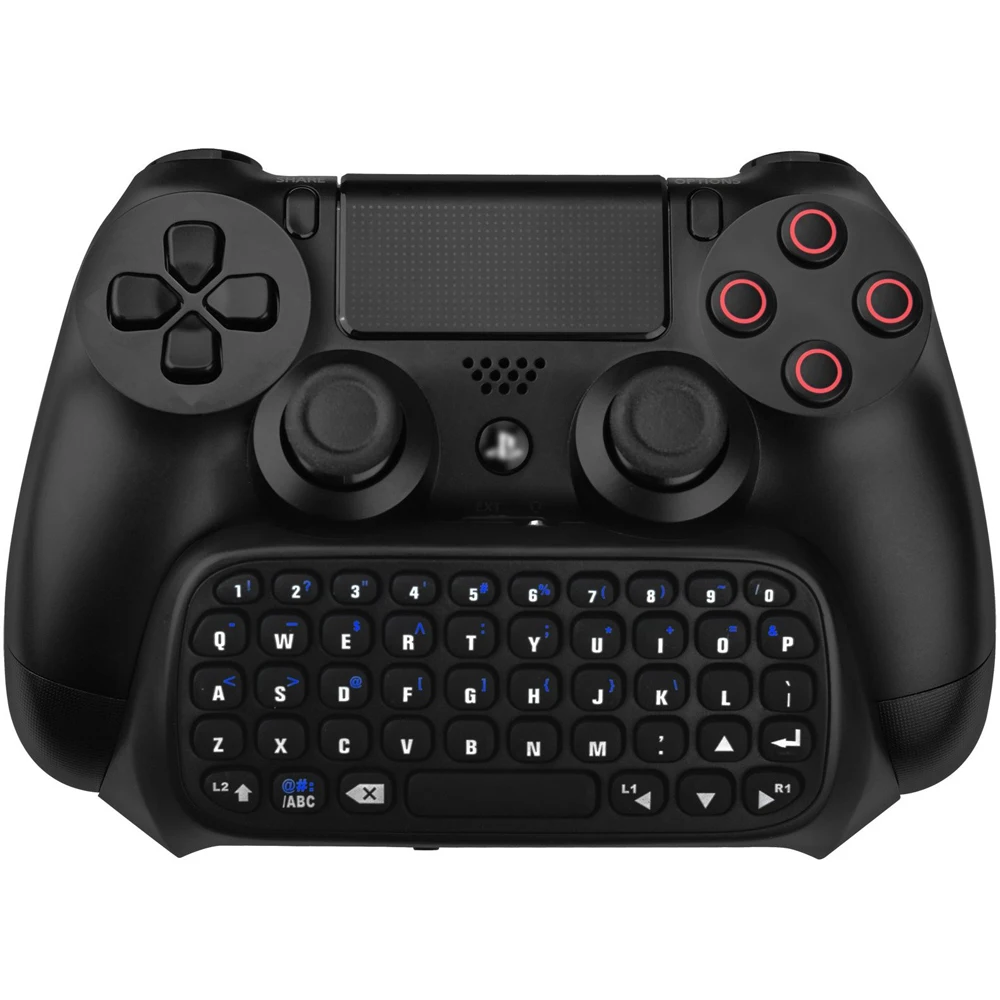 

For PS4/Slim/Pro Controller PS4 Keyboard Charger 2.4G Wireless Gamepad Chatpad Message Keyboard with Cable
