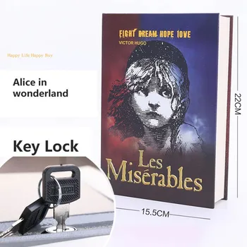 Movie Poster Secret Book Piggy Bank Money Hidden Secret Security Safe Lock Cash Money Jewellery Locker Box with Key Lock
Movie Poster Secret Book Piggy Bank Money Hidden Secret Security Safe Lock Cash Money Jewellery Locker Box with Key Lock