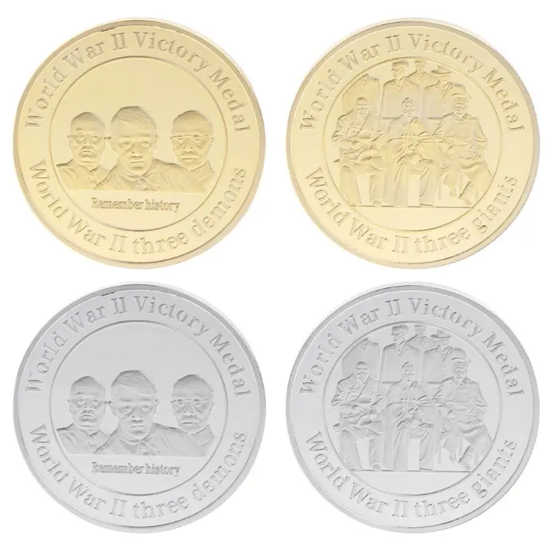Commemorative Coin World War Two 2th Victory Medal Award Collection Souvenir Collectible Coins Art Gifts Alloy Silver Gold
Commemorative Coin World War Two 2th Victory Medal Award Collection Souvenir Collectible Coins Art Gifts Alloy Silver Gold