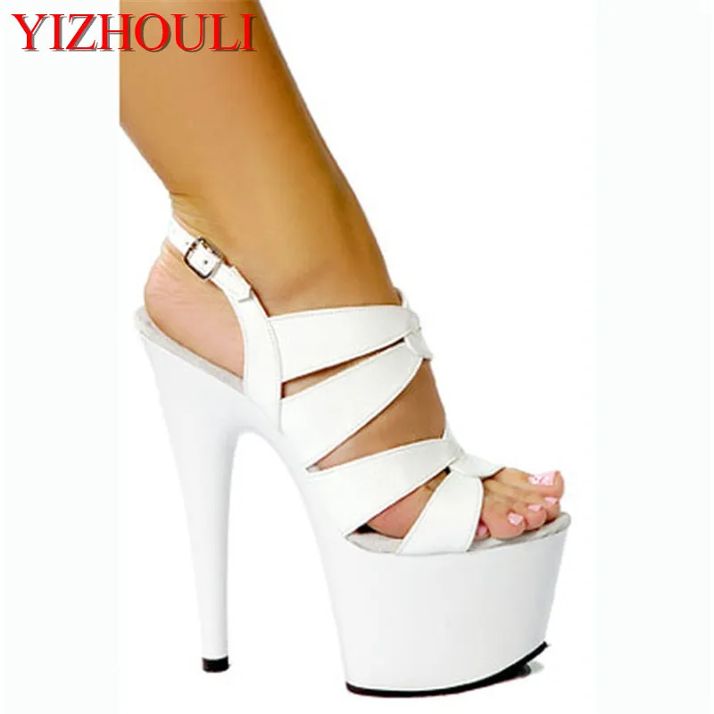 Elegant Black / White 17CM Sexy High Heel Shoes Sandals, Pole Dance Shoes, High Heel Wedding Shoes (2 colors)
Elegant Black / White 17CM Sexy High Heel Shoes Sandals, Pole Dance Shoes, High Heel Wedding Shoes (2 colors)