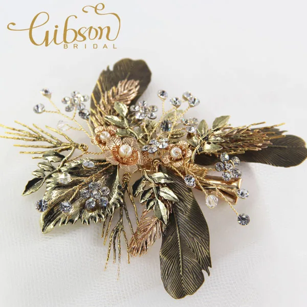 Free Shipping New Bronze Gold Color Leaf Decorated Garden Party Girl Hair Side Clip Accessories Wedding Hair Comb
Free Shipping New Bronze Gold Color Leaf Decorated Garden Party Girl Hair Side Clip Accessories Wedding Hair Comb