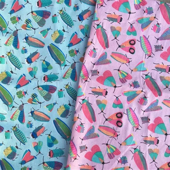 HMS 50x150cm Cotton Linen Fabric DIY Material Print Colorful Insects Blue Pink Base
HMS 50x150cm Cotton Linen Fabric DIY Material Print Colorful Insects Blue Pink Base