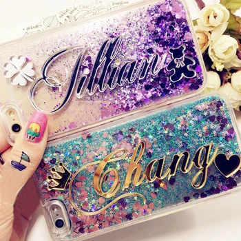 Custom name letter quicksand phone case for iPhone 11 pro 6 6s 7 8 plus X XS max XR for Samsung galaxy s7 edge s8 s9 note 8 9 10
Custom name letter quicksand phone case for iPhone 11 pro 6 6s 7 8 plus X XS max XR for Samsung galaxy s7 edge s8 s9 note 8 9 10