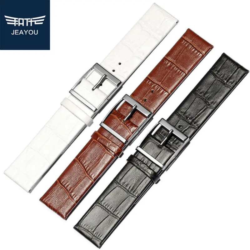 JEAYOU Good Quality Leather Watchband Women Only For CK K2/Y211/Y231 Pin Buckle 16/18/20/22mm
JEAYOU Good Quality Leather Watchband Women Only For CK K2/Y211/Y231 Pin Buckle 16/18/20/22mm