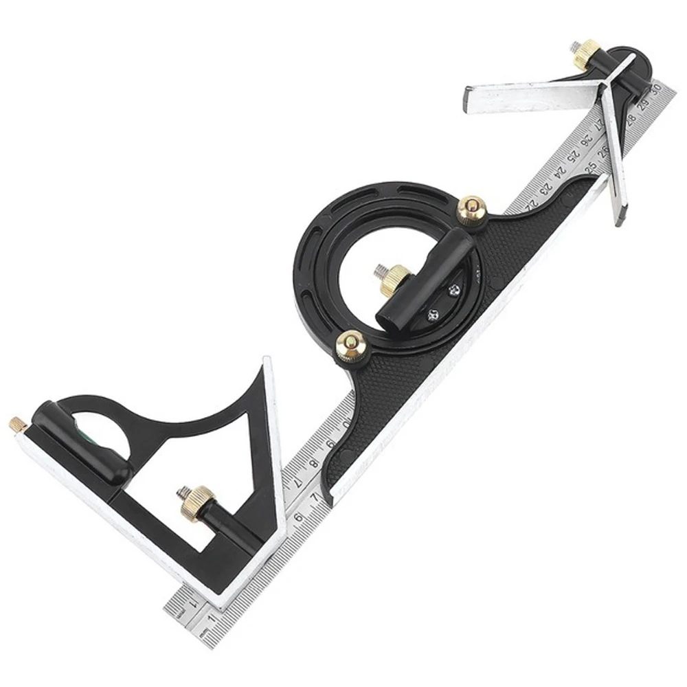 3 In1 Adjustable Ruler Multi Combination Square Angle Finder Protractor 300mm/12"Measuring Set Tools Universal Ruler Right Angle
3 In1 Adjustable Ruler Multi Combination Square Angle Finder Protractor 300mm/12"Measuring Set Tools Universal Ruler Right Angle