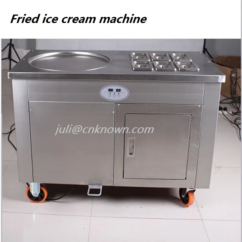 Fried ice cream roller machine with pot cover and 6 fruit tanks Free shipping by sea
Fried ice cream roller machine with pot cover and 6 fruit tanks Free shipping by sea
