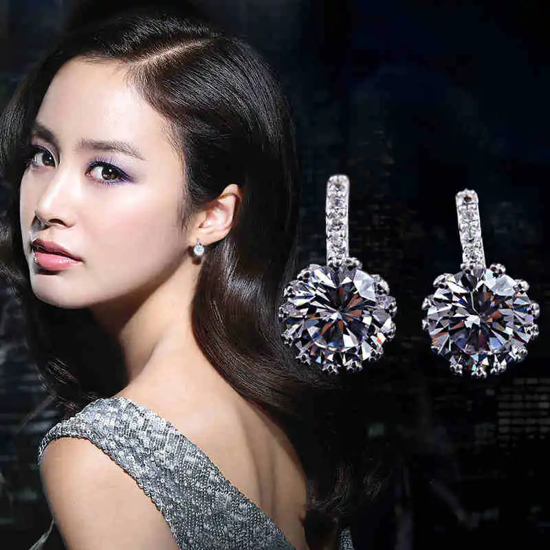 Fashion Hot Sale Wholesale 2017 New Design Super Shiny Zircon 925 Sterling Silver Stud Earrings for Women Girls Jewelry Gift
Fashion Hot Sale Wholesale 2017 New Design Super Shiny Zircon 925 Sterling Silver Stud Earrings for Women Girls Jewelry Gift