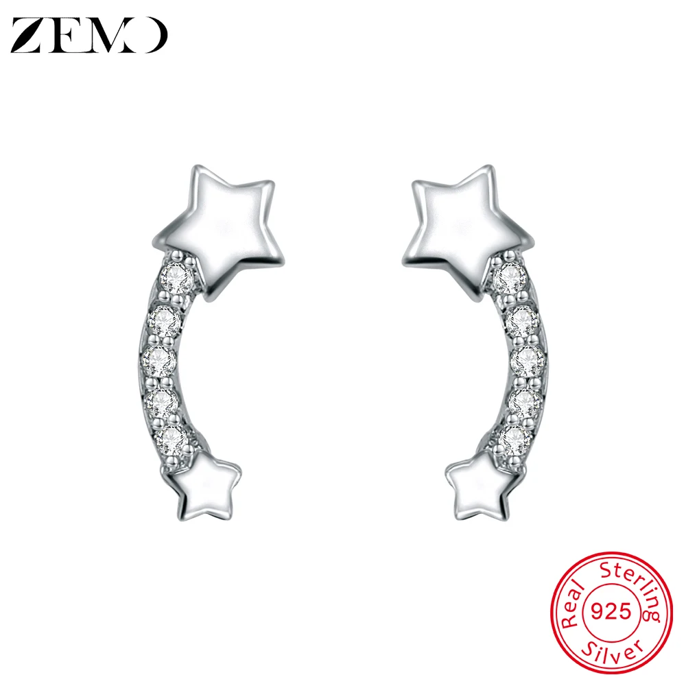 ZEMO 925 Silver Jewelry Earring Studs Fashion Earrings Jewelry for Women Birthday Party Sea Travel Silver Earrings for Shopping
ZEMO 925 Silver Jewelry Earring Studs Fashion Earrings Jewelry for Women Birthday Party Sea Travel Silver Earrings for Shopping