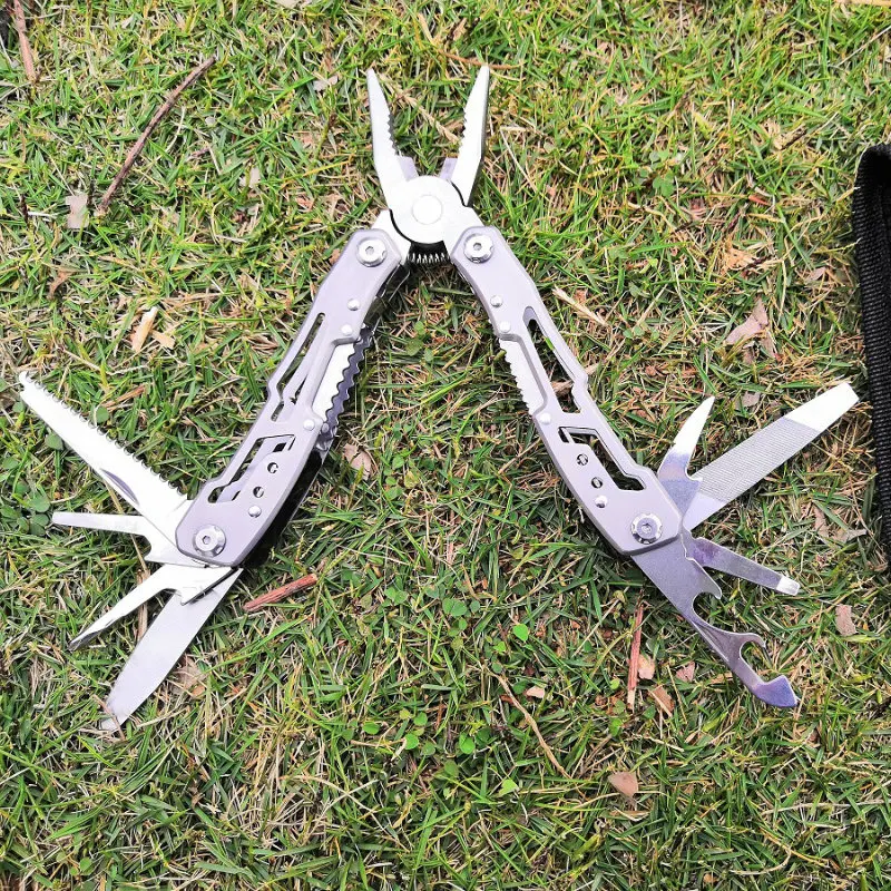 Outdoor silver stainless long nose multi pliers multi functional folding knife plier hand tools with saw sossoris
Outdoor silver stainless long nose multi pliers multi functional folding knife plier hand tools with saw sossoris